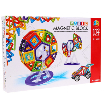 Magiczne Klocki Magnetyczne 112 elementów
